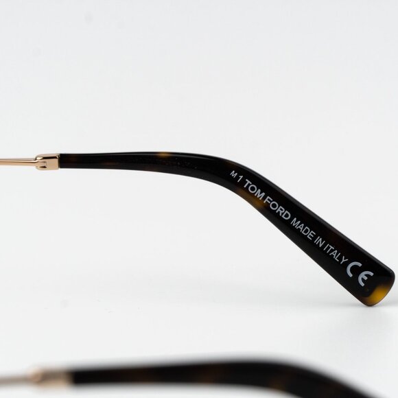 Tom Ford Men Eyeglasses Shiny Rose Gold Demo Square FT5748 028 BRAND NEW - Picture 5 of 9